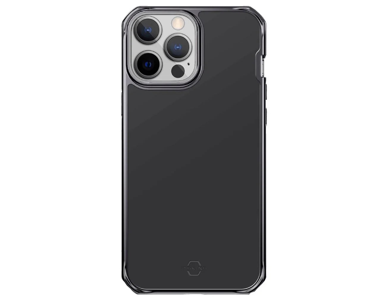 Itskins Hybrid Glass iPhone 13 Pro Max Cover - Space Grey - Tashqila Itskins Hybrid Glass iPhone 13 Pro Max Cover - Space Grey - Tashqila